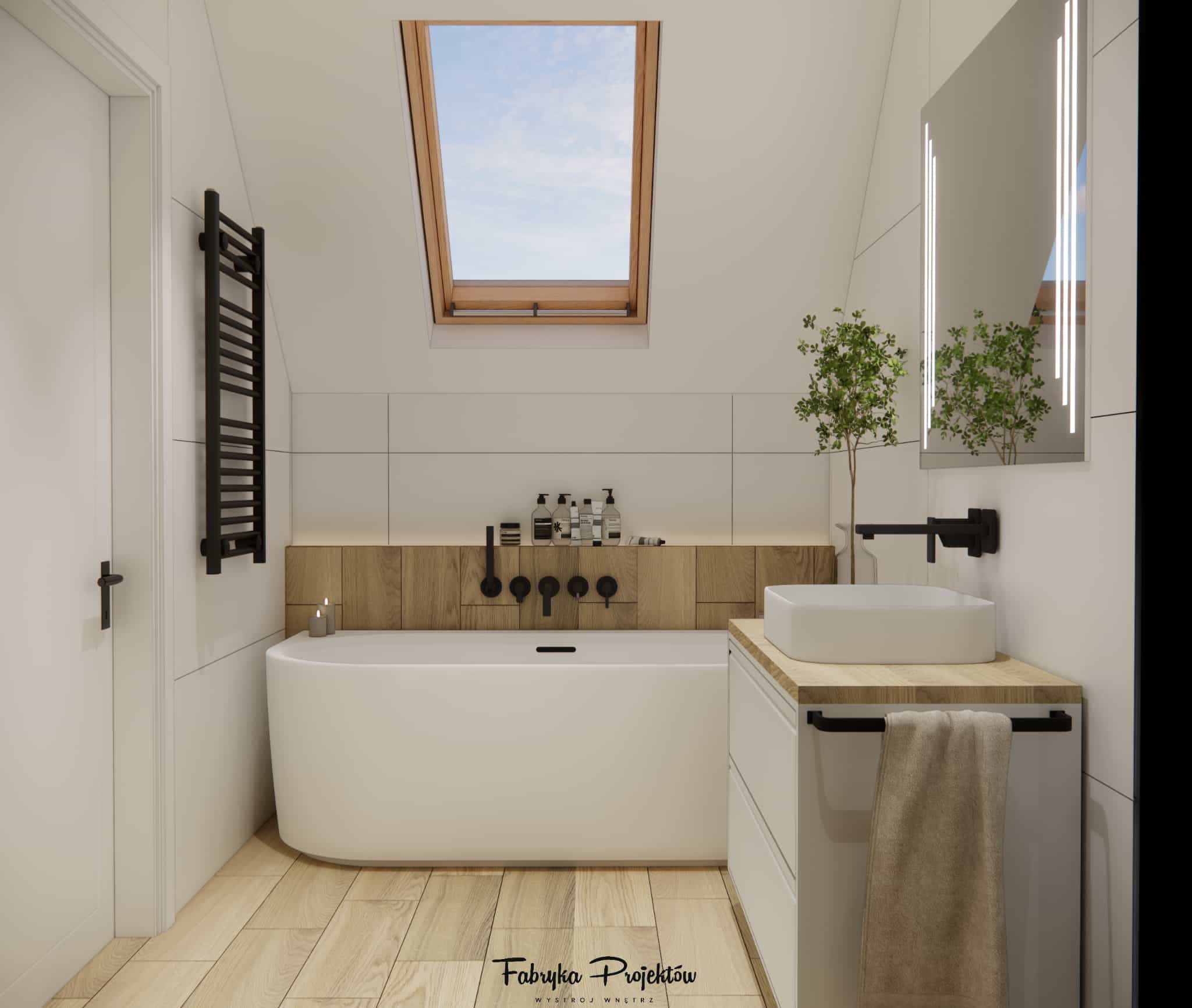 6m2 bathroom design with bathtub and shower
