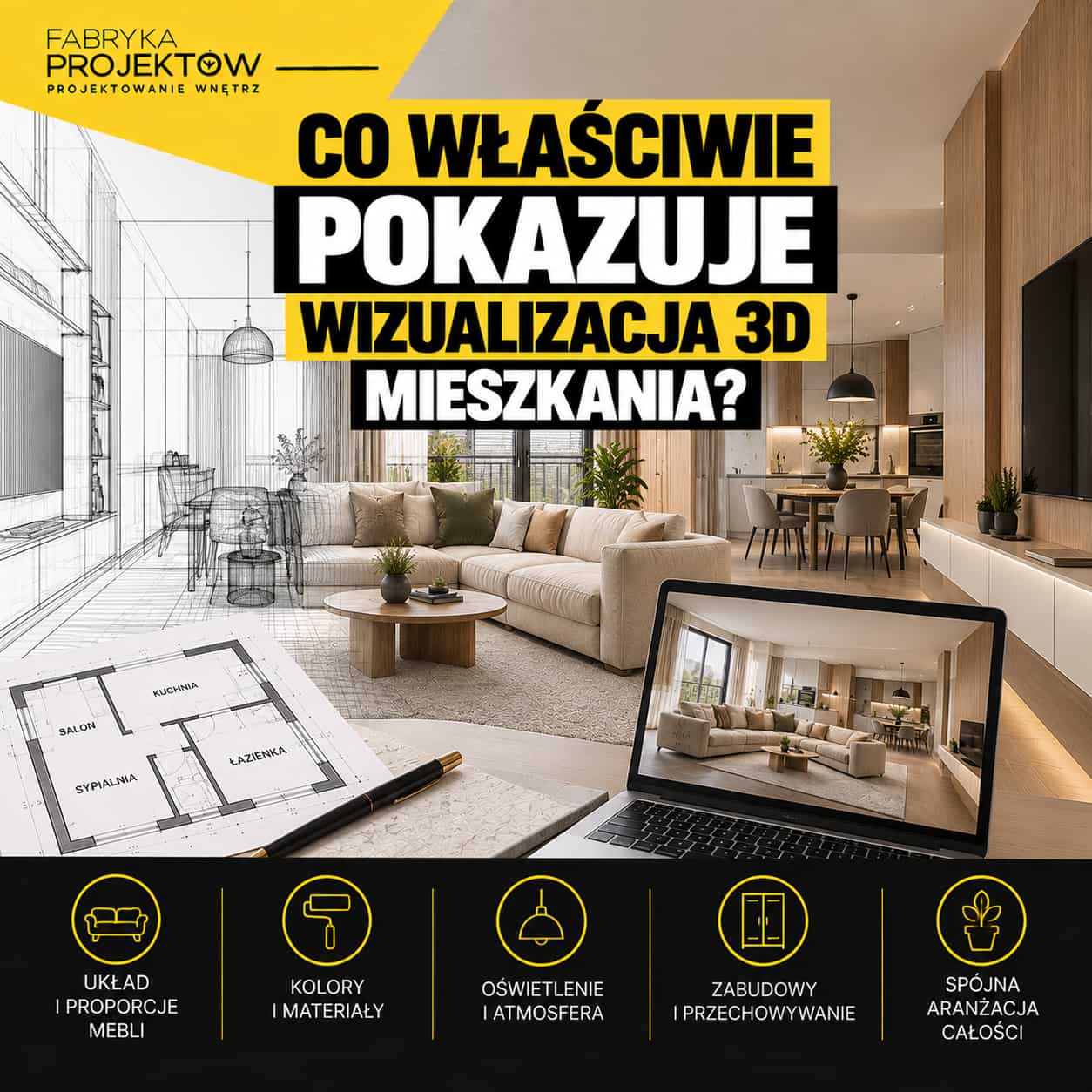 Co właściwie pokazuje wizualizacja 3D mieszkania