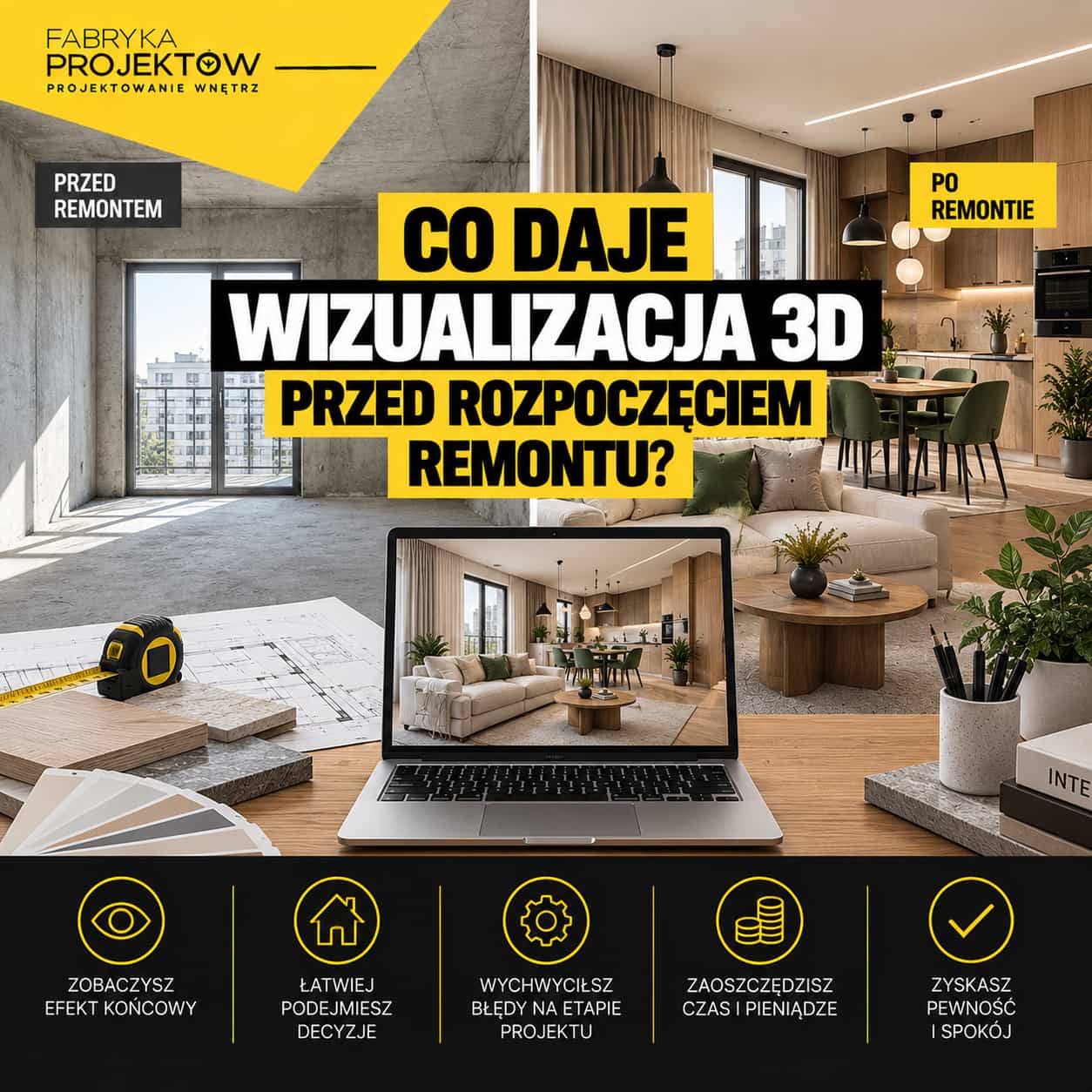 Co daje wizualizacja 3D przed rozpoczęciem remontu