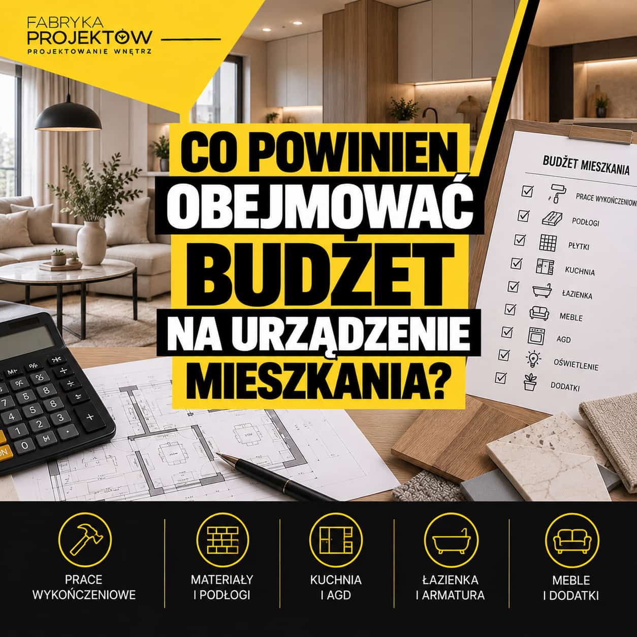 Co powinien obejmować budżet na urządzenie mieszkania?