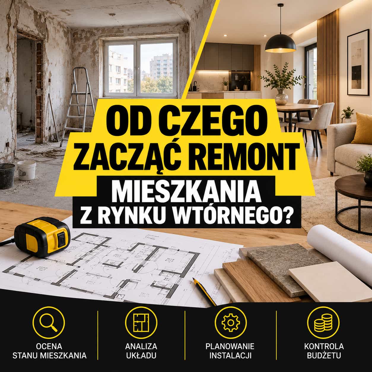 Od czego zacząć remont mieszkania z rynku wtórnego?