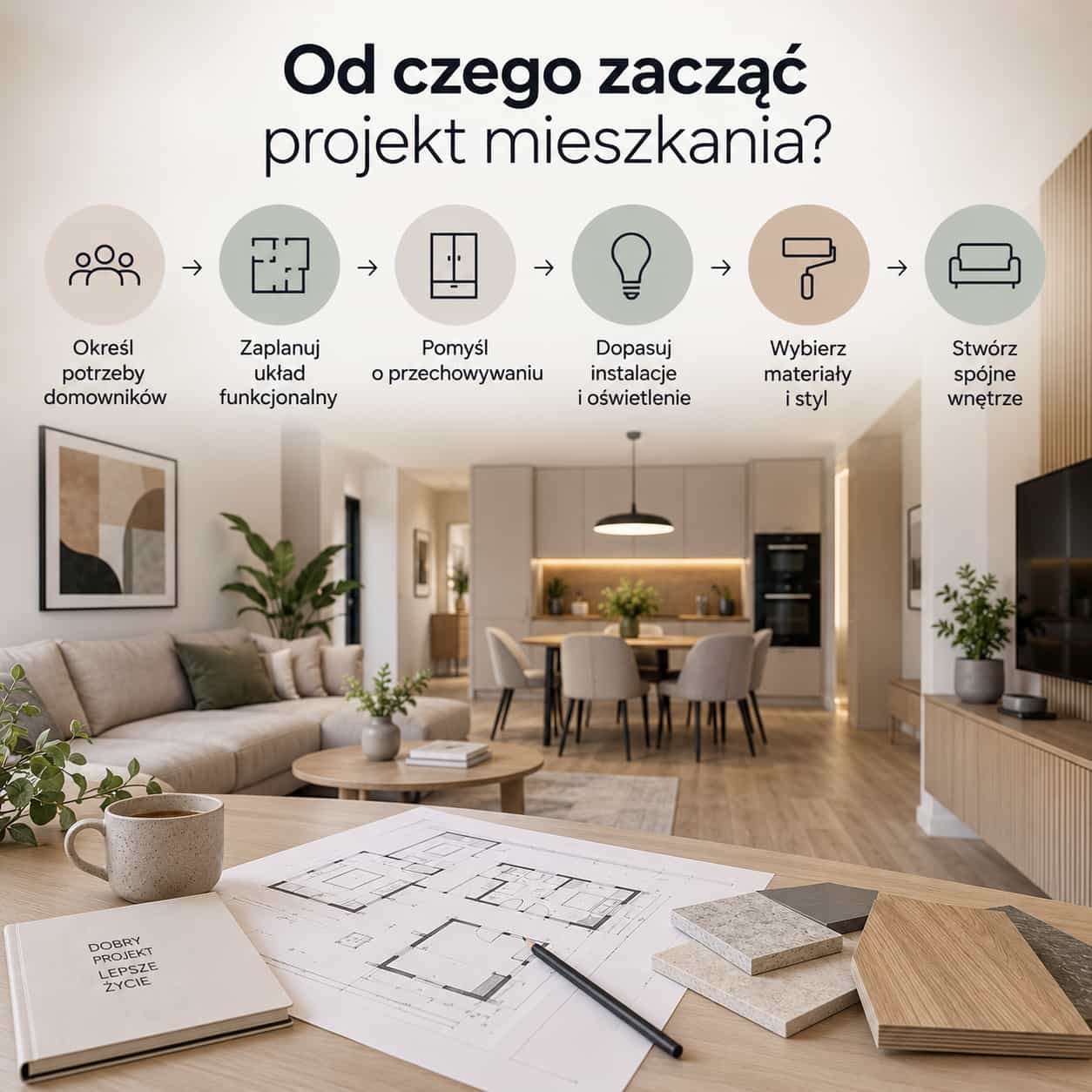 Od czego zacząć projekt mieszkania?