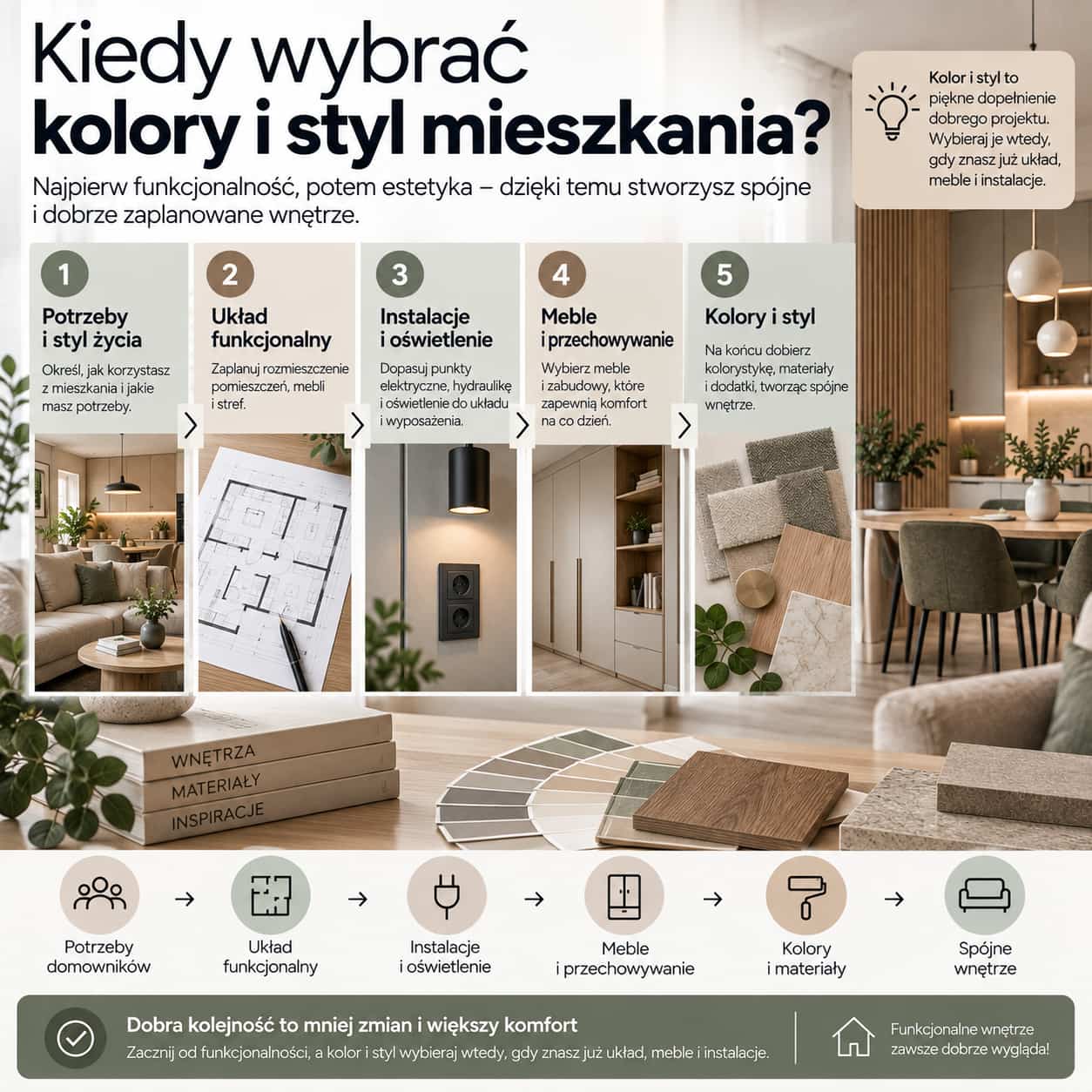 Wybieranie kolorów i stylów