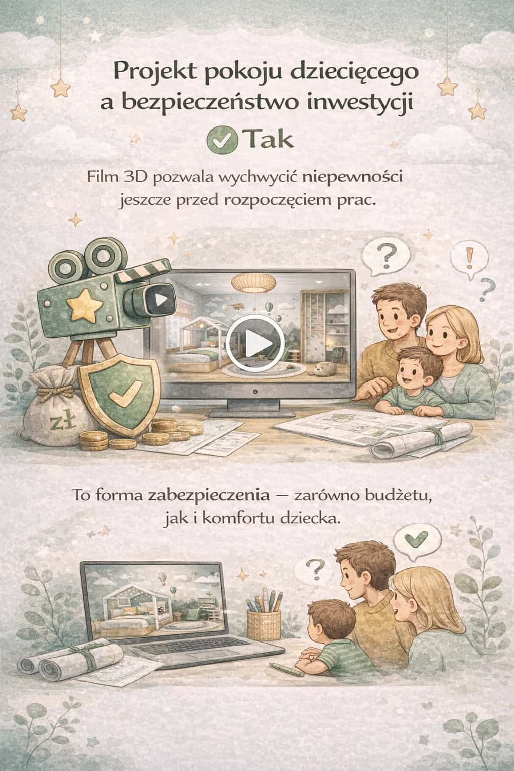 Projekt pokoju dziecka a bezpieczeństwo inwestycji