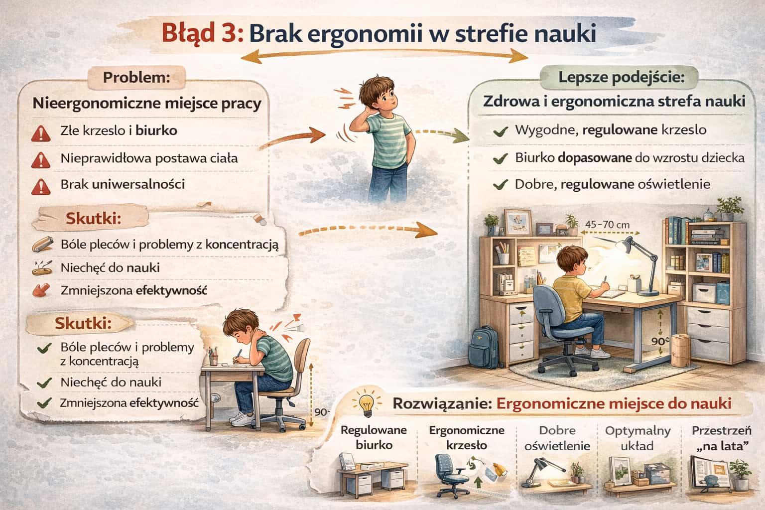 Planowanie budżetu na biurko i strefę nauki w pokoju dziecka