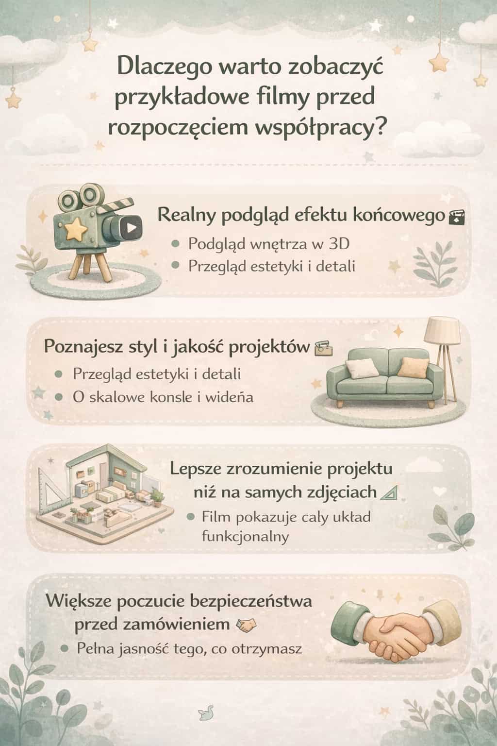 Dlaczego warto zobaczyć przykładowe filmy przed rozpoczęciem współpracy?