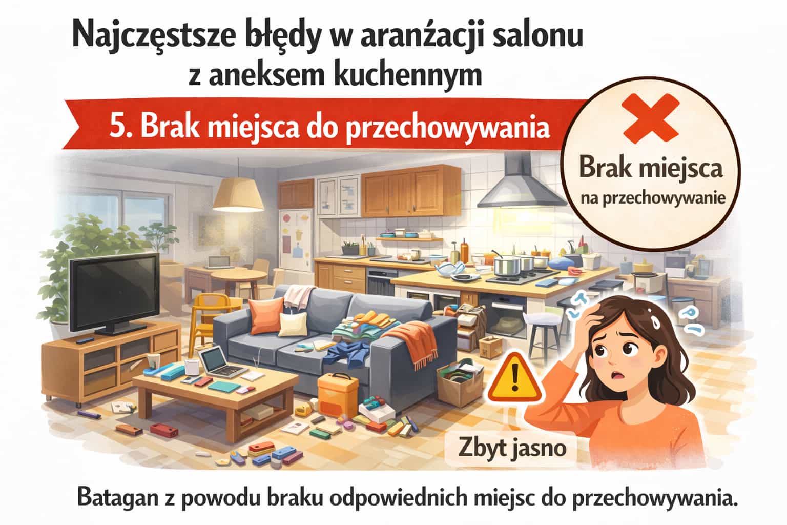 Brak miejsca do przechowywania