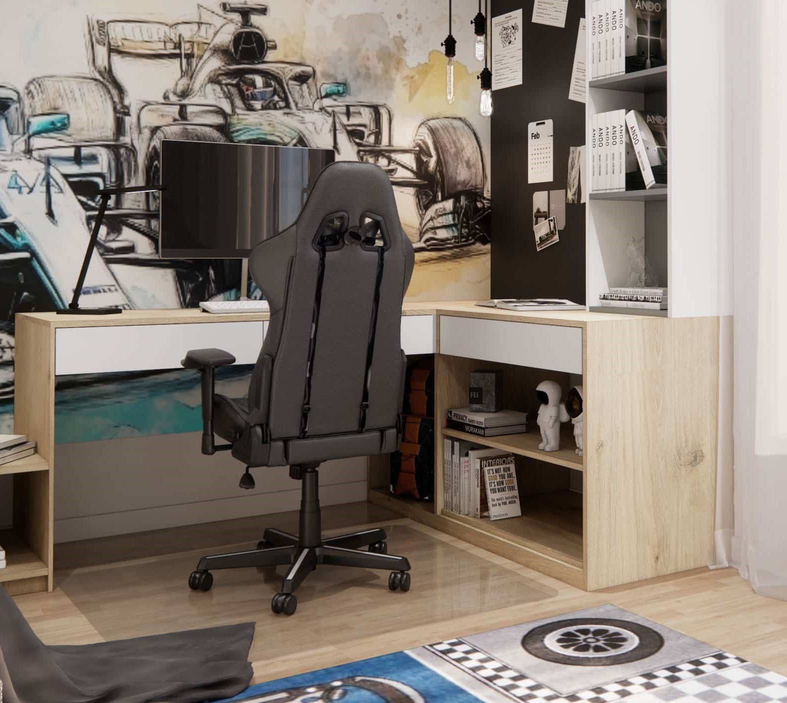 Corner desk
