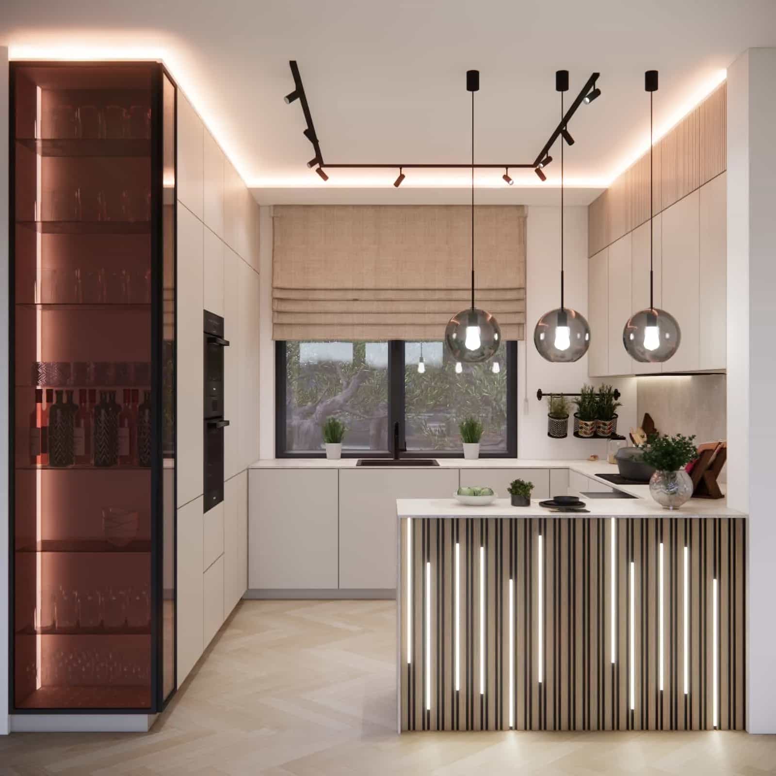 apartment interior arrangement – an example of an interior design prepared by a design studio