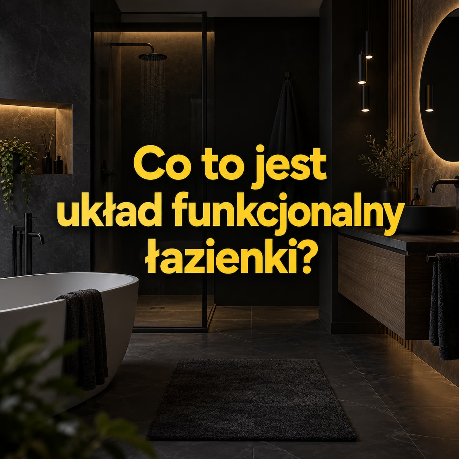 Co to jest układ funkcjonalny łazienki?
