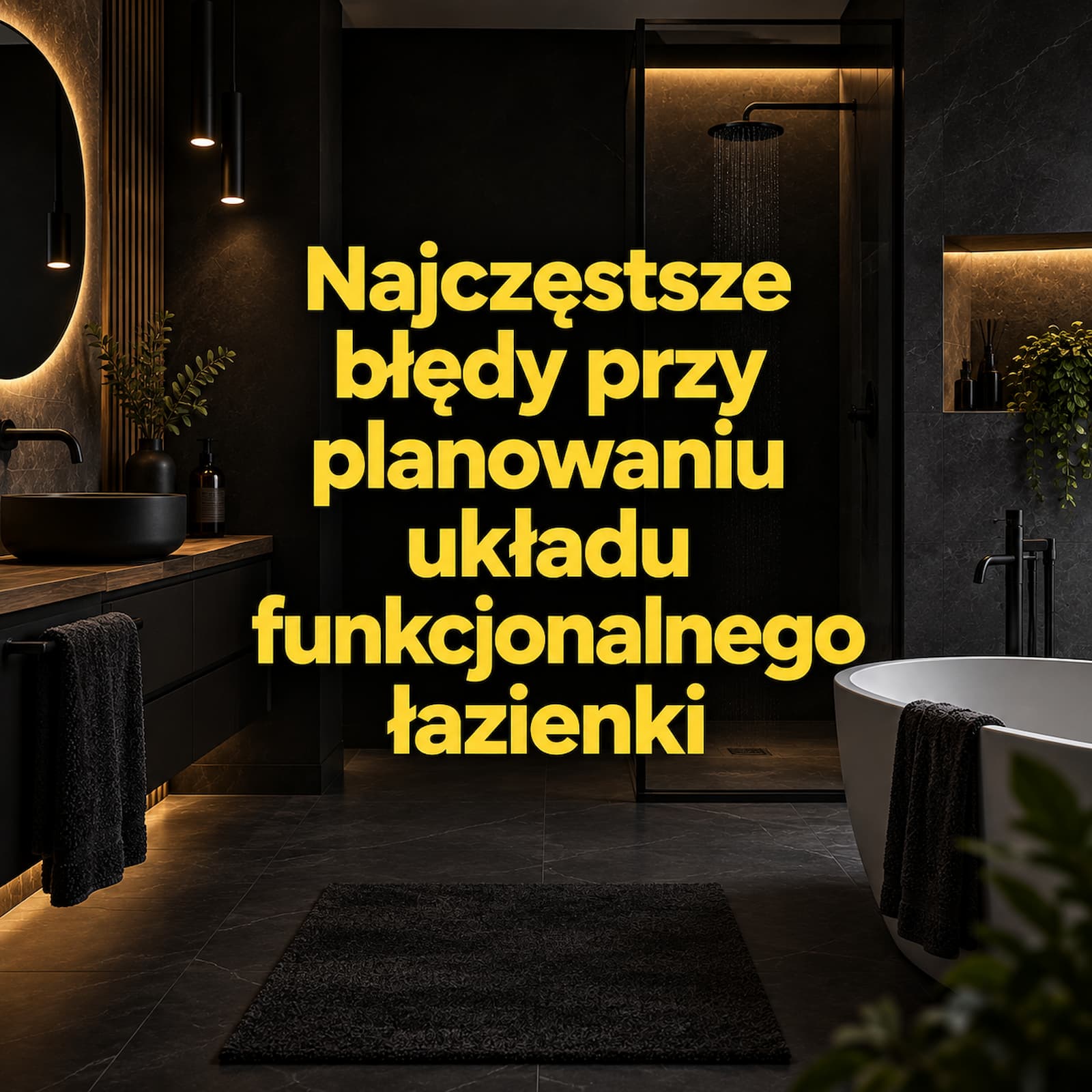 Najczęstsze błędy przy planowaniu układu funkcjonalnego łazienki