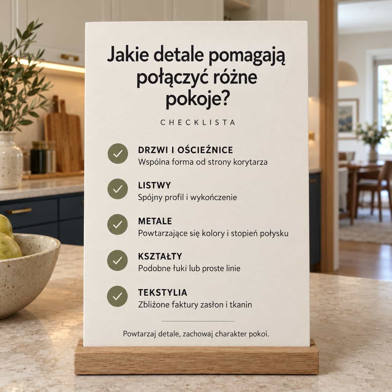 Jak stworzyć spójne mieszkanie Najkrótsza odpowiedź