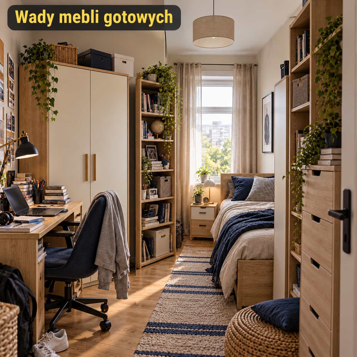 Wady mebli gotowych w pokoju nastolatka