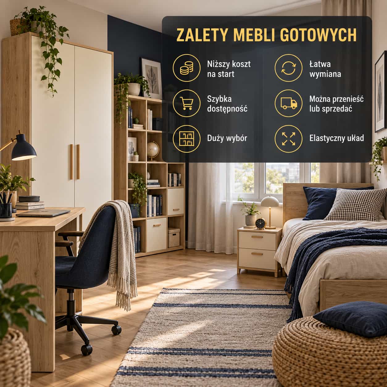 Zlaety mebli gotowych