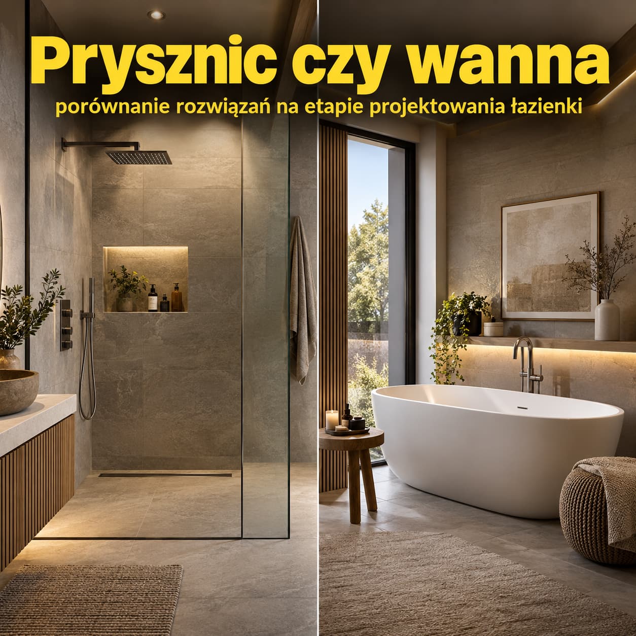Prysznic czy wanna – porównanie rozwiązań na etapie projektowania łazienki