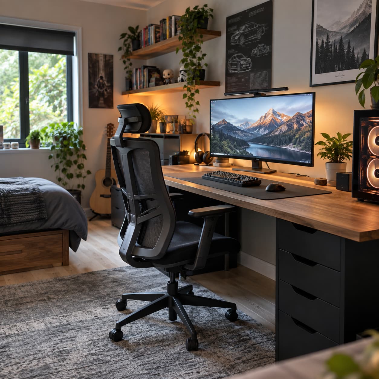Prawidłowe ustawienie monitora na ergonomicznym stanowisku gamingowym
