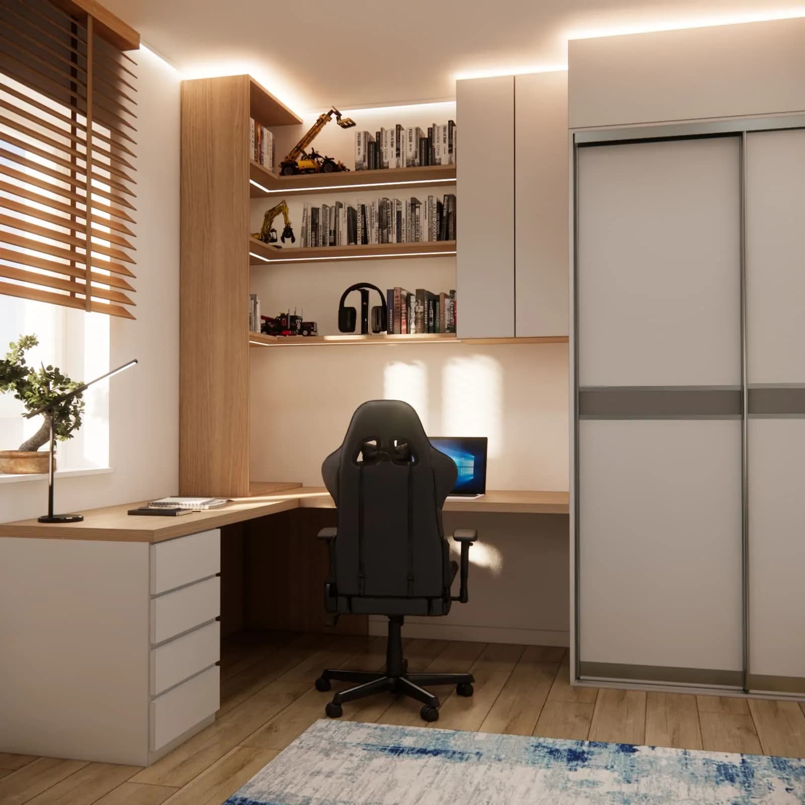 Modern children’s room 2026 in a warm minimalist style