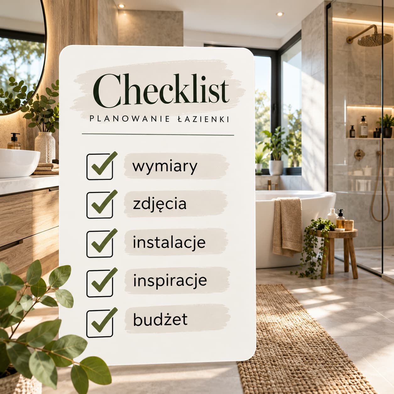 Co przygotować dla projektanta łazienki – wymiary, zdjęcia, instalacje, inspiracje i budżet
