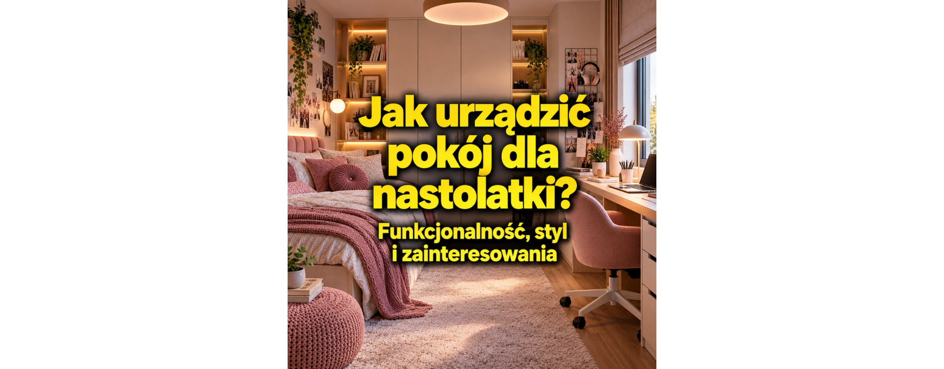 Jak urządzić pokój dla nastolatki? Funkcjonalność, styl i zainteresowania