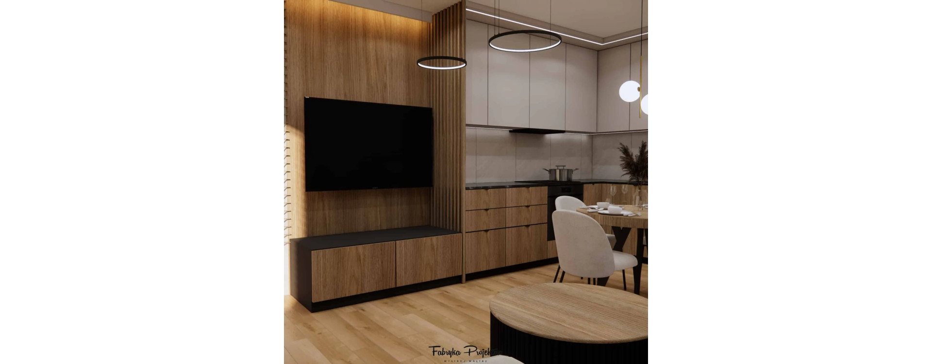 How to Design a 20m2 Living Room with a Kitchenette? Practical and Modern Solutions