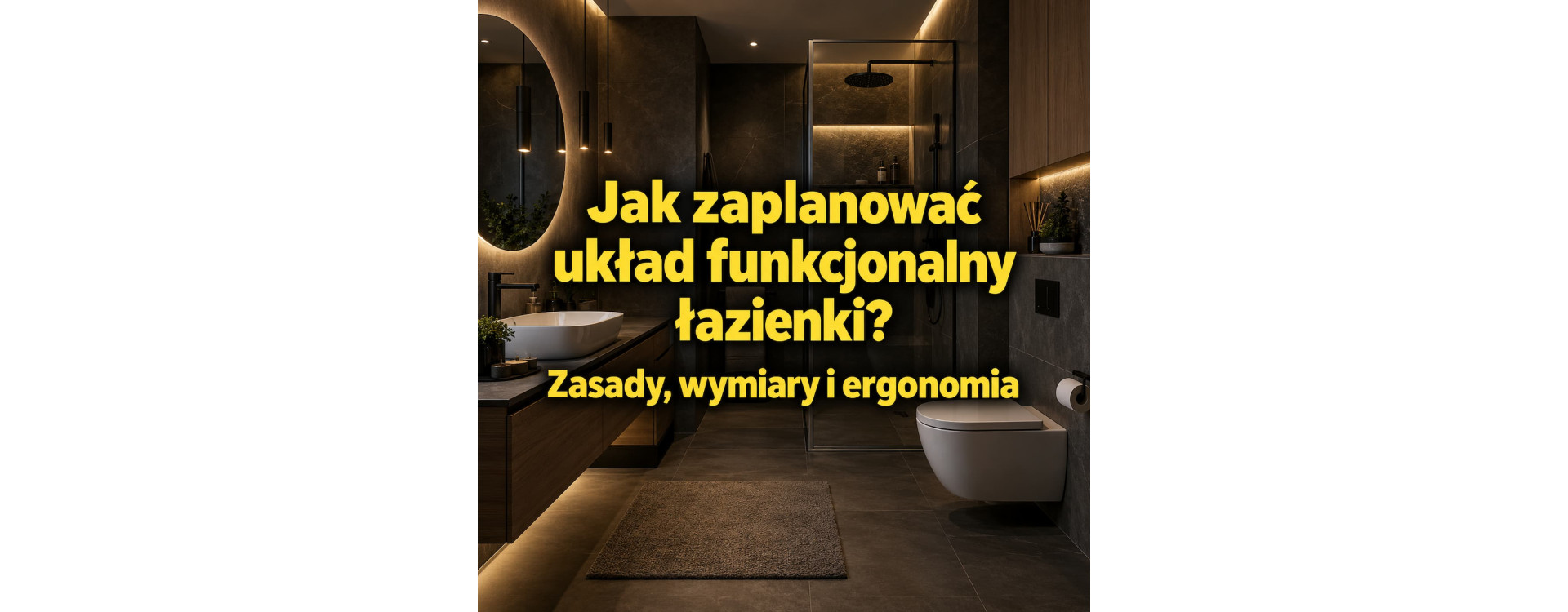 Jak zaplanować układ funkcjonalny łazienki? Zasady, wymiary i ergonomia
