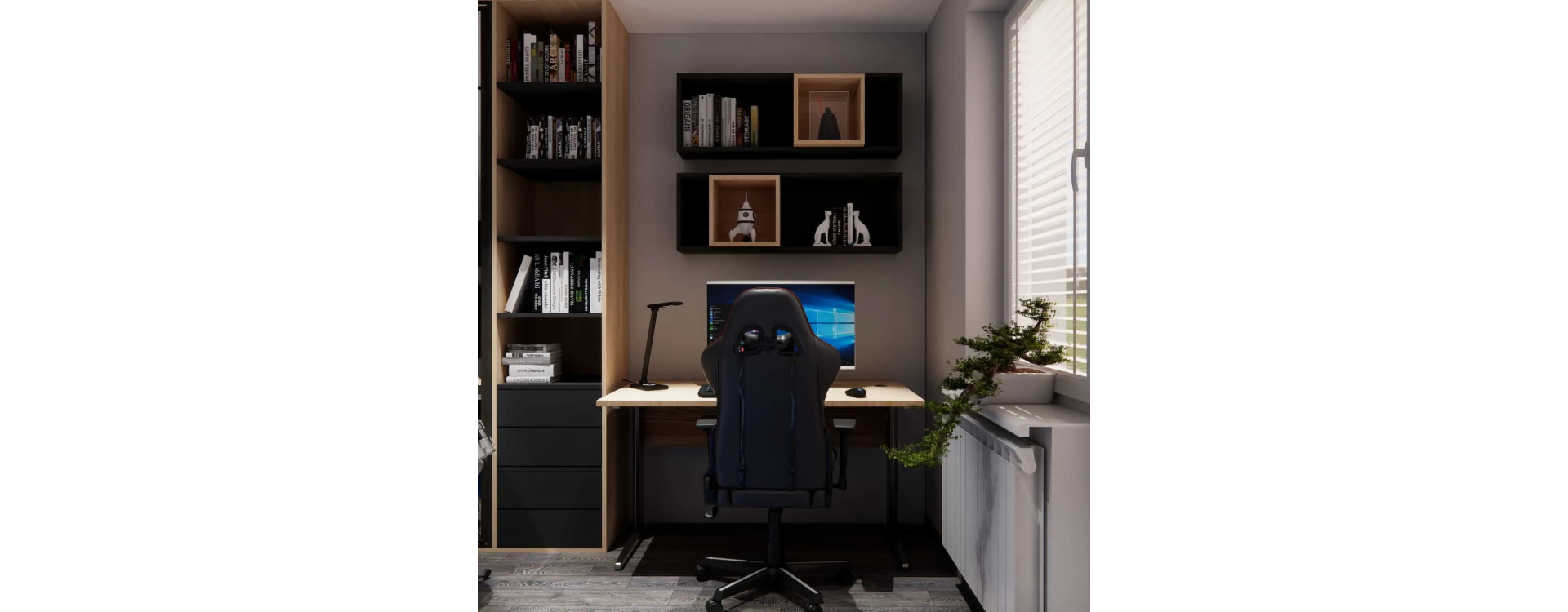 Boy’s Room for a 9-Year-Old – Kids’ Room Design 17.5m2 Inspired by Gaming and Music