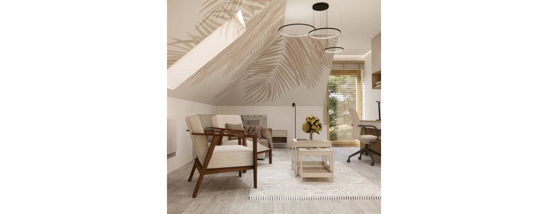 Bedroom for a 12-year-old girl with sloped ceilings – how to design a functional and cozy interior?