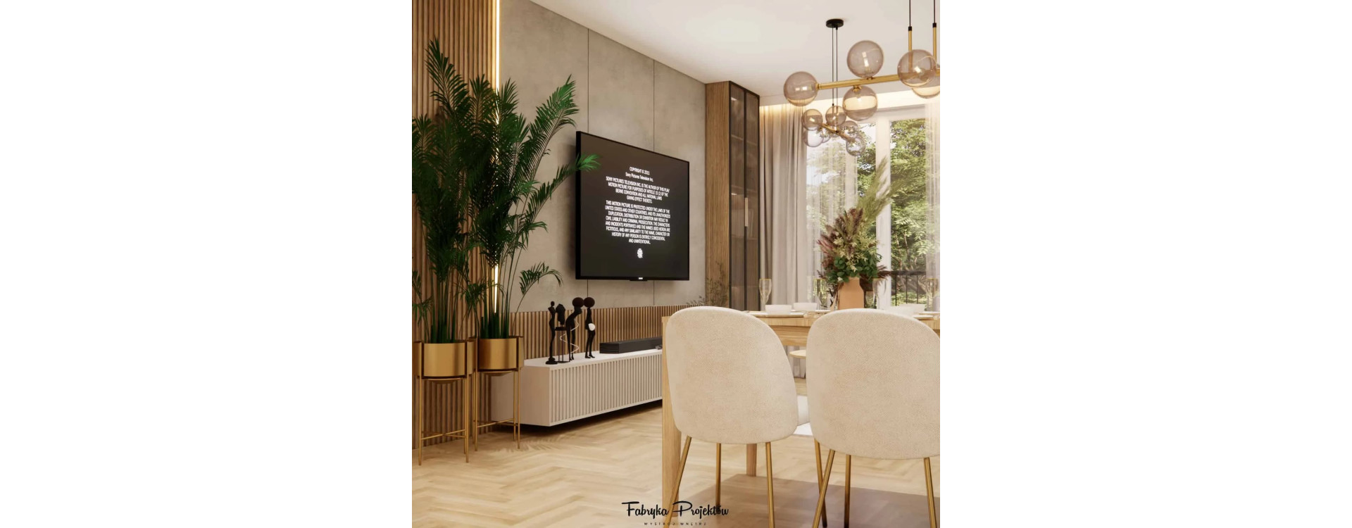 Modern Living Room with Kitchenette 28m2