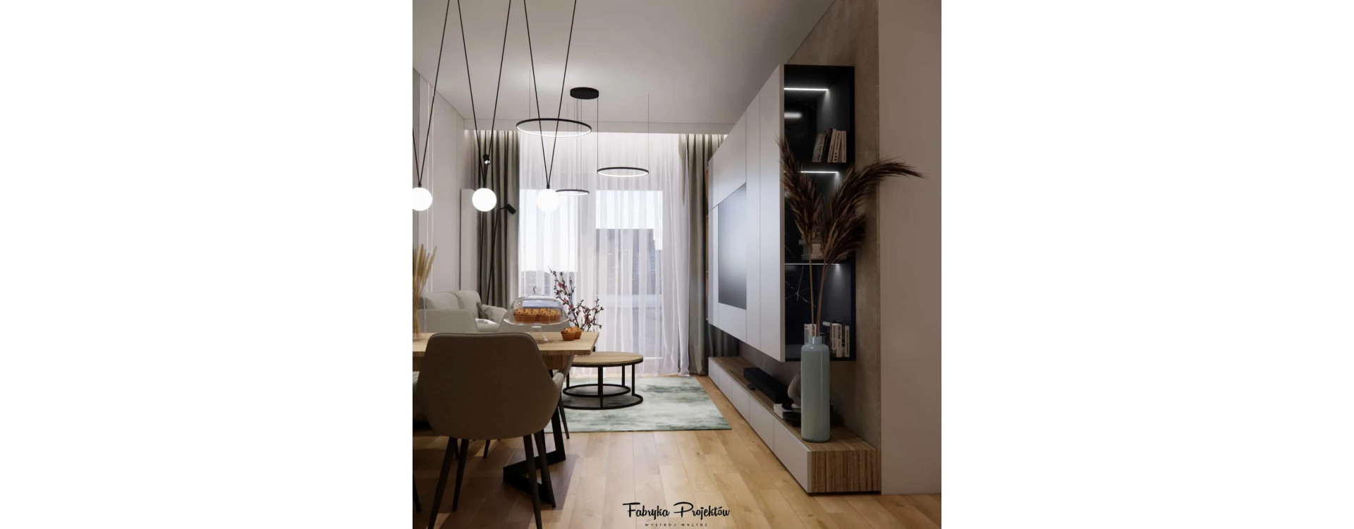Arrangement of a 20m2 Living Room with Kitchenette in an Apartment Building