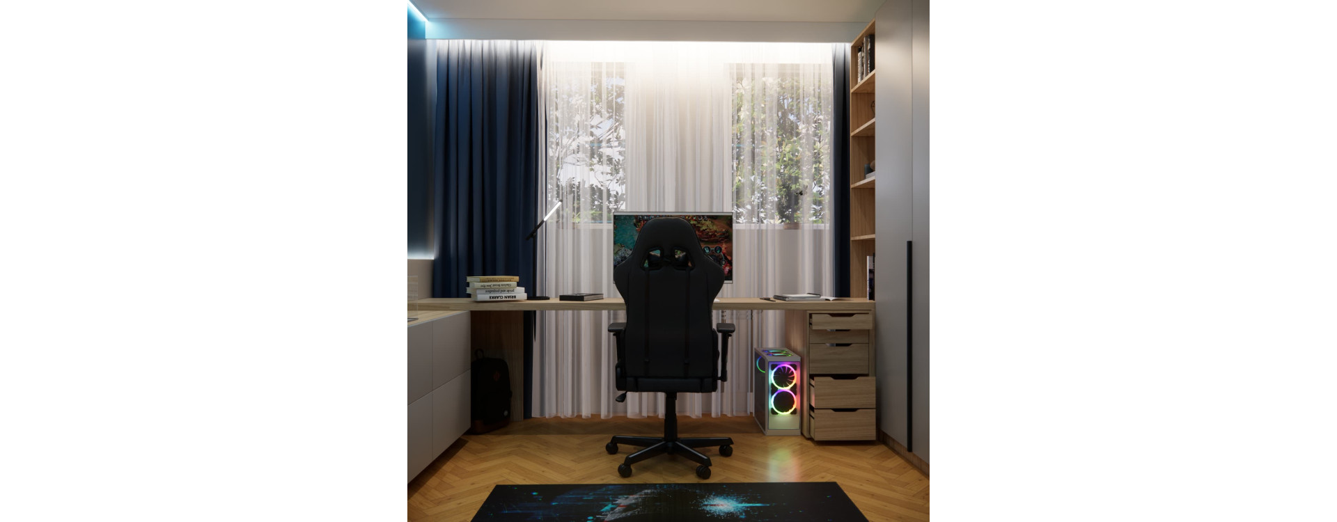 Can You Create a Gaming Room with Ready-Made Furniture? A 12 m² Design Example