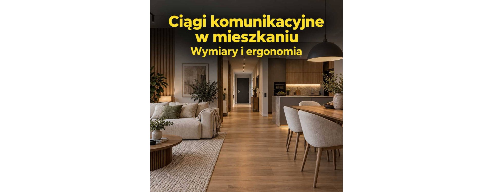 Ciągi komunikacyjne w mieszkaniu – wymiary i ergonomia