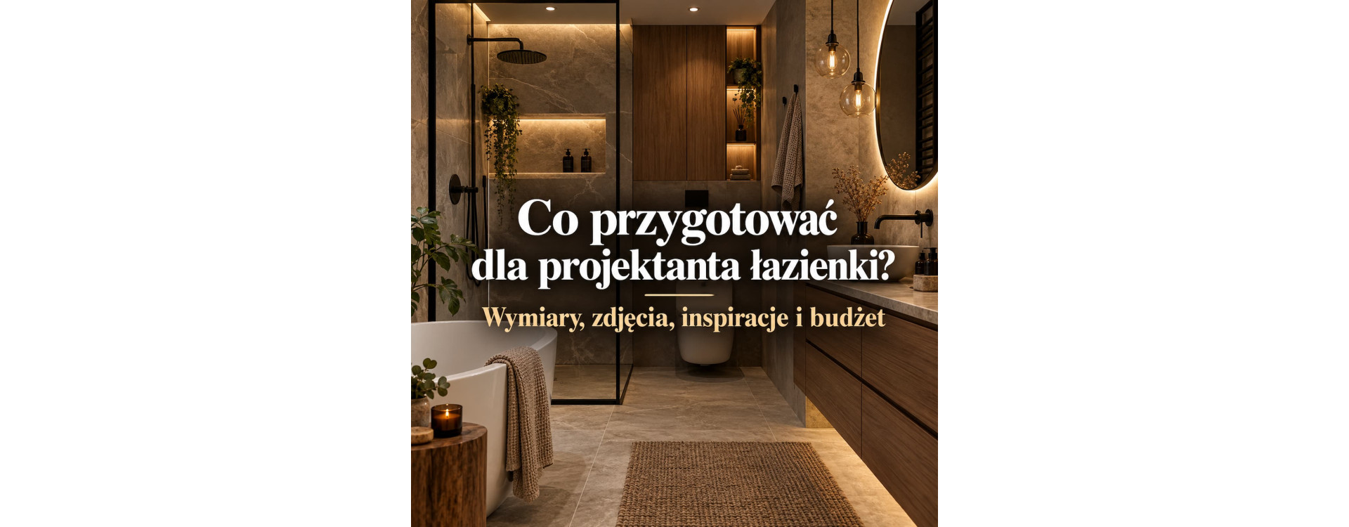Co przygotować dla projektanta łazienki? Wymiary, zdjęcia, inspiracje i budżet