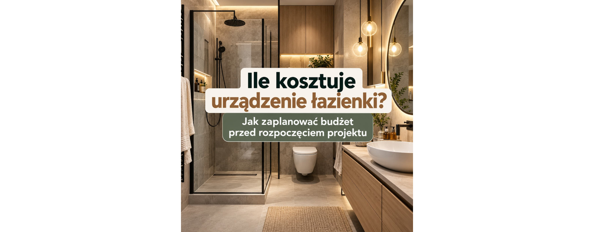 Ile kosztuje urządzenie łazienki? Jak zaplanować budżet i gdzie warto oszczędzać?
