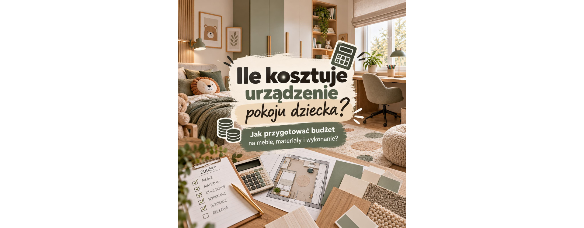 Ile kosztuje urządzenie pokoju dziecka? Jak przygotować budżet na meble, materiały i wykonanie?