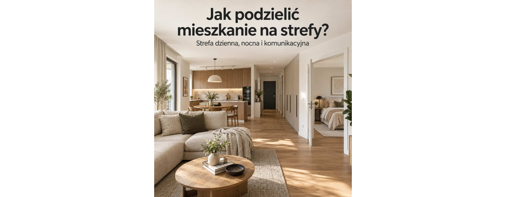 Jak podzielić mieszkanie na strefy?