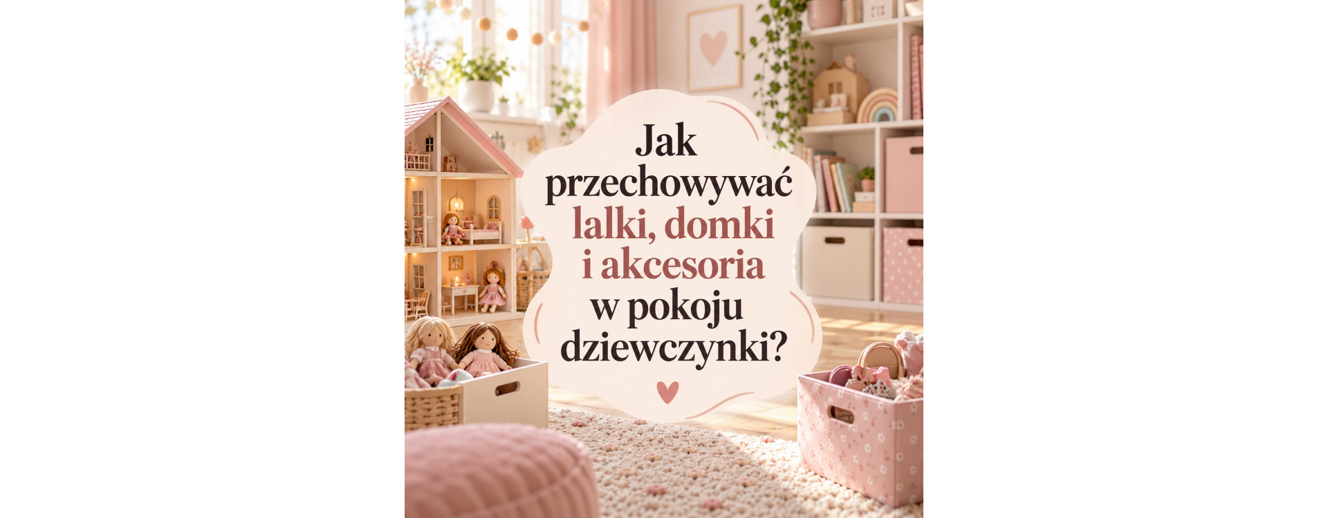 Jak przechowywać lalki, domki i akcesoria w pokoju dziewczynki?