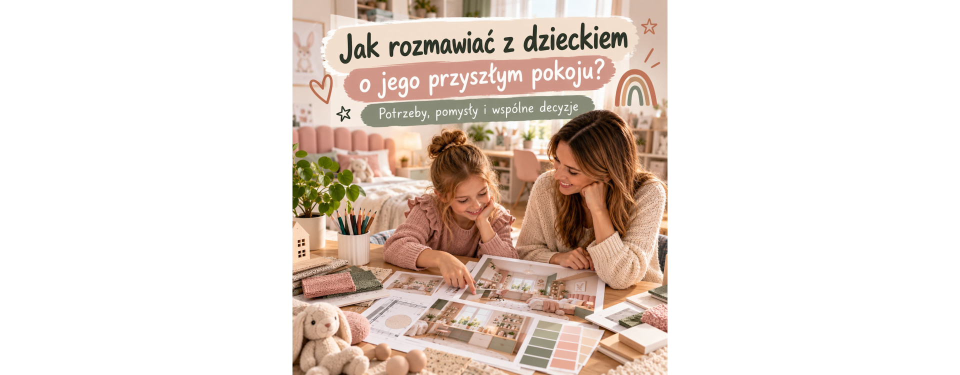 Jak rozmawiać z dzieckiem o jego przyszłym pokoju? Potrzeby, pomysły i wspólne decyzje