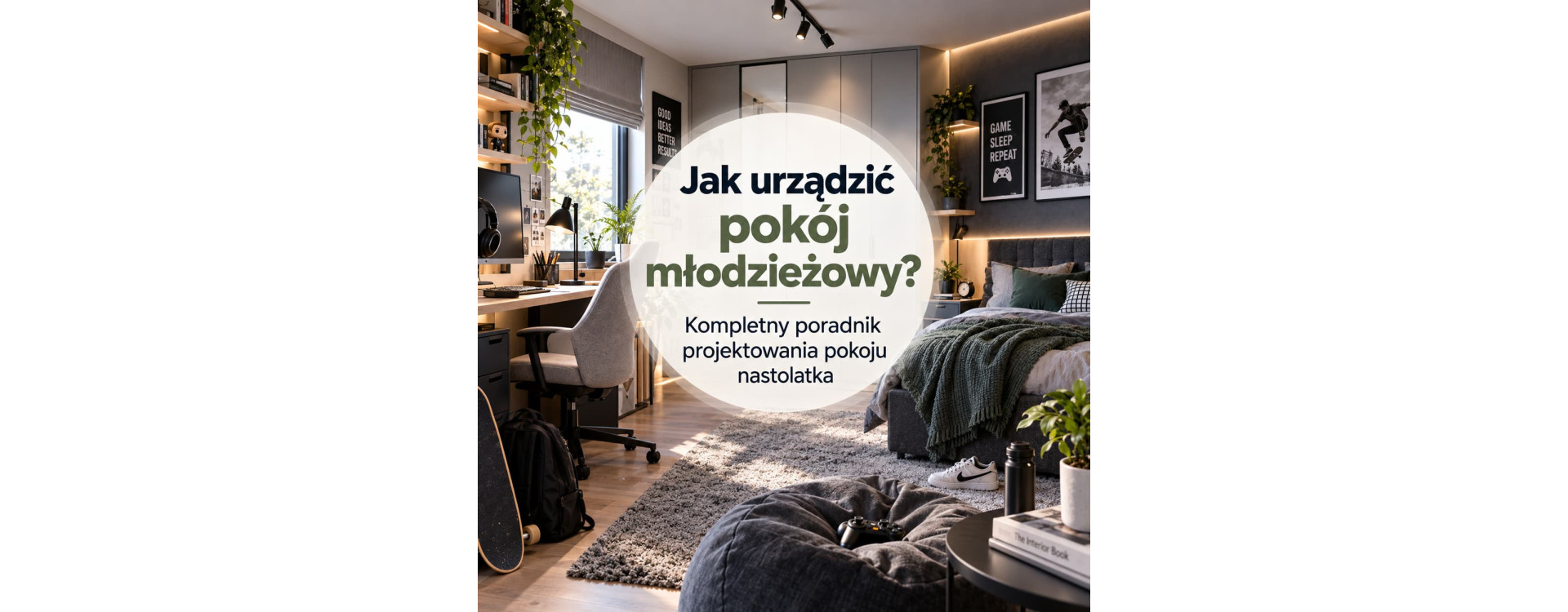 Jak urządzić pokój młodzieżowy? Kompletny poradnik projektowania pokoju nastolatka