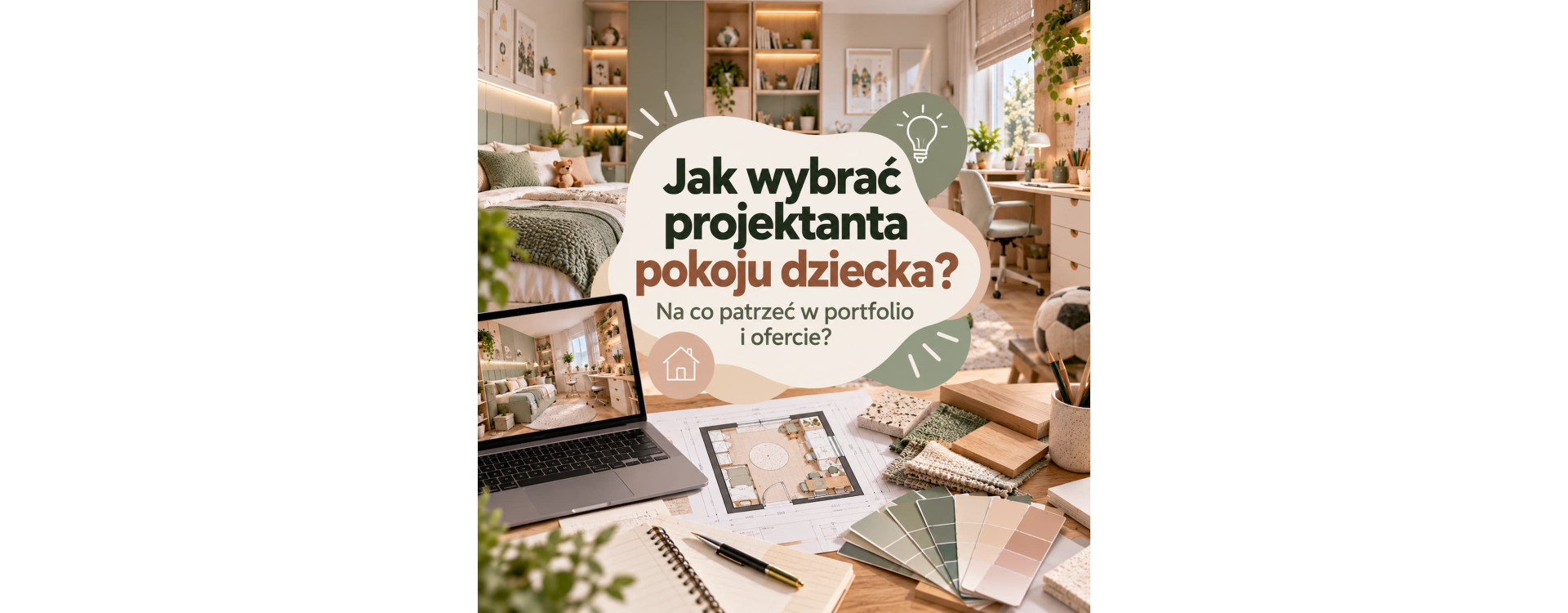 Jak wybrać projektanta pokoju dziecka? Na co patrzeć w portfolio i ofercie?