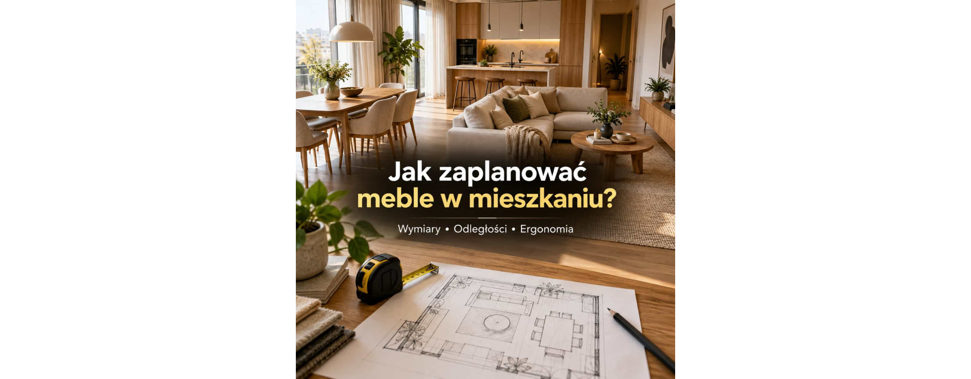 Jak zaplanować meble w mieszkaniu? Wymiary i ergonomia