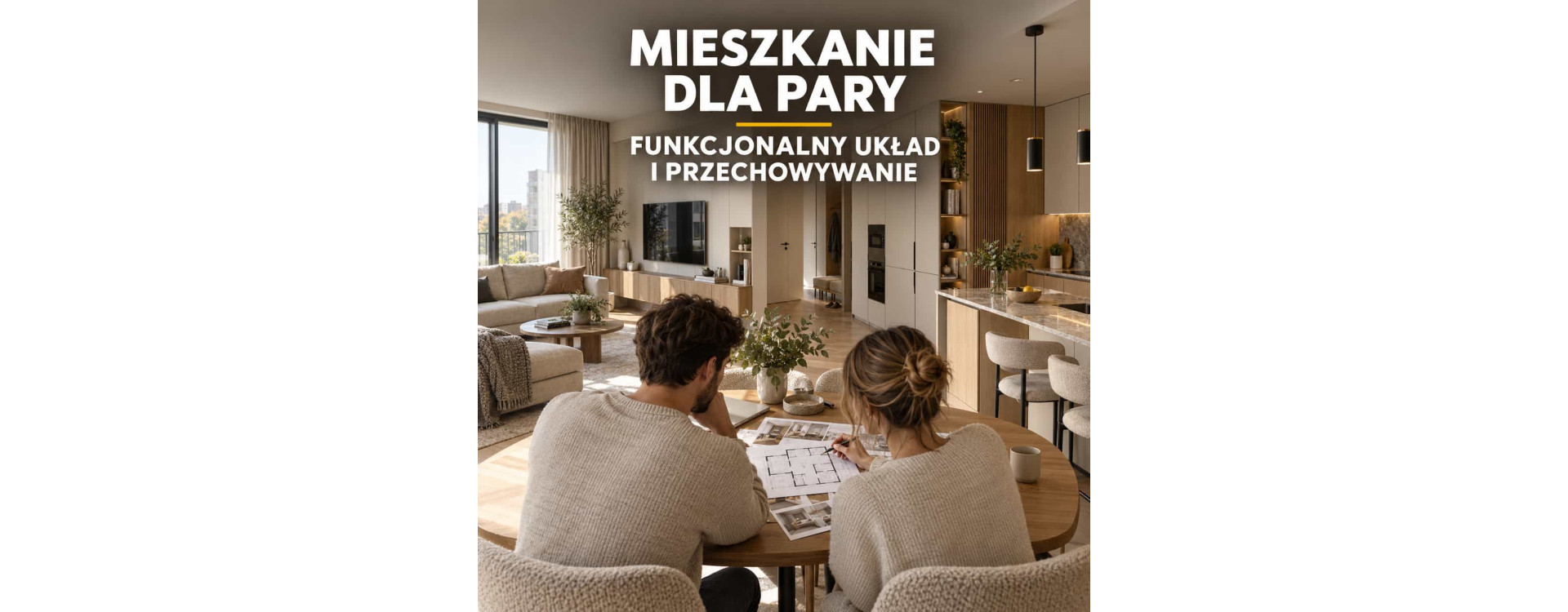 Jak zaplanować mieszkanie dla pary? Układ i przechowywanie