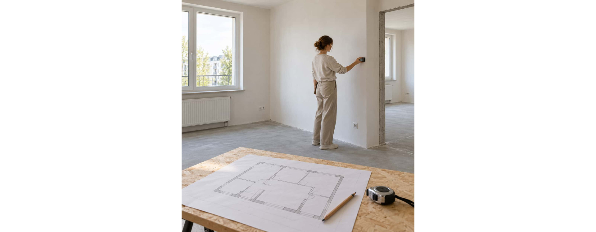 Jak zmierzyć mieszkanie do projektu? Instrukcja krok po kroku