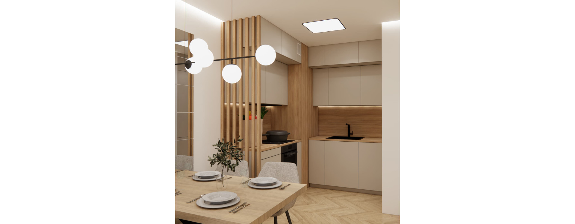 42 m² Apartment Design in Newport, England | Fabryka Projektów