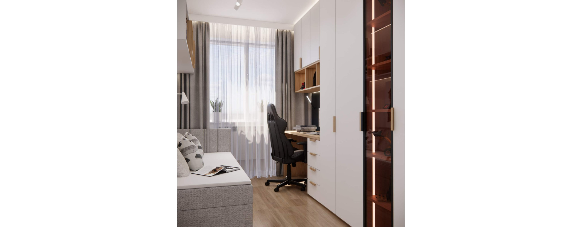 Small but Functional Boys’ Room – A Modern Interior Design Project