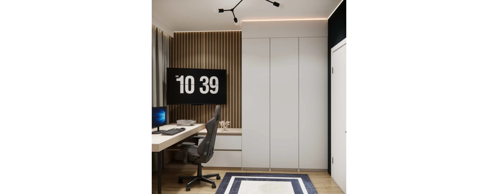 A 12-Year-Old’s Room with a Mezzanine – A Modern Space for Sleep, Relaxation and Gaming
