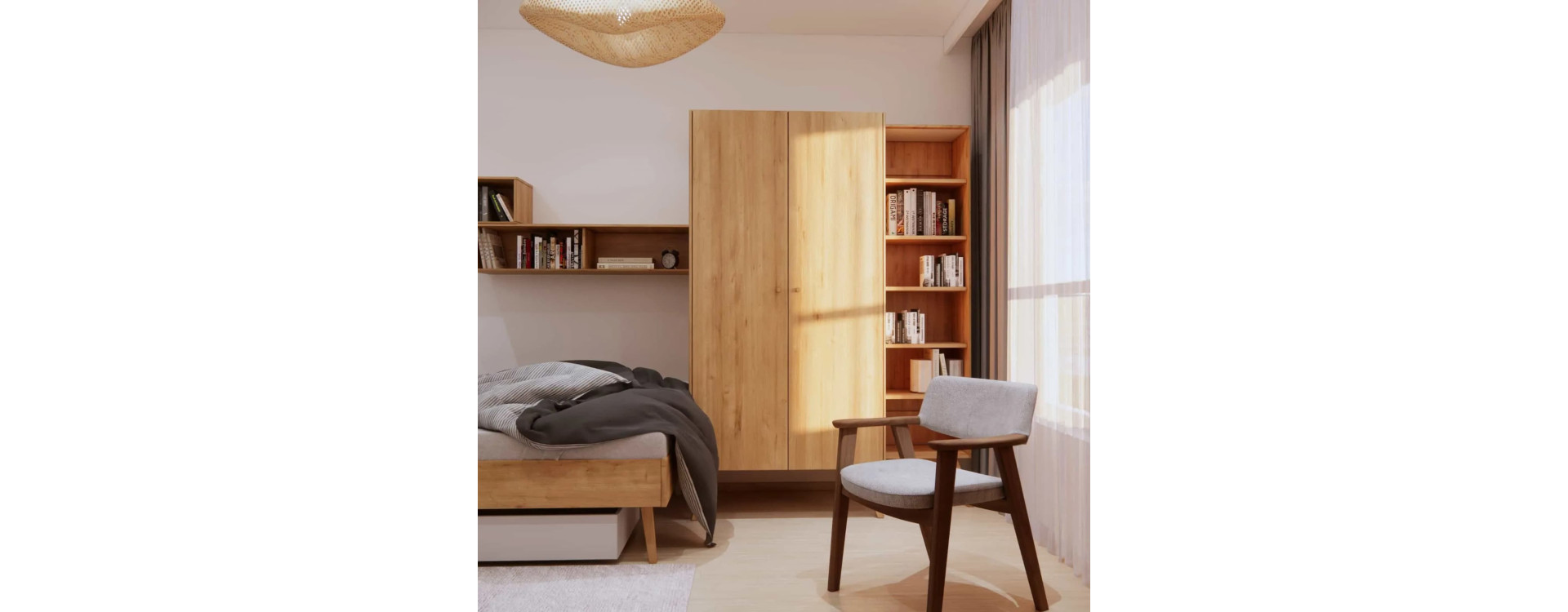A Natural-Style Room for a 15-Year-Old Girl