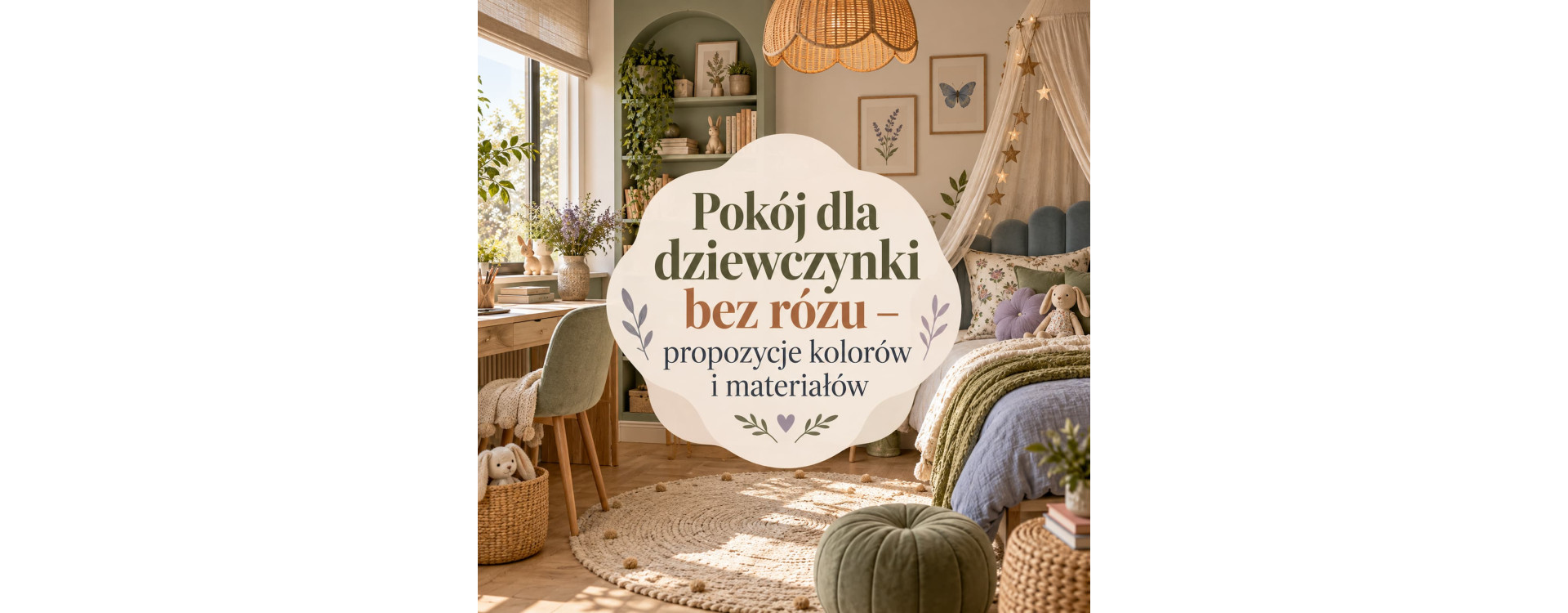 Pokój dla dziewczynki bez różu – propozycje kolorów i materiałów