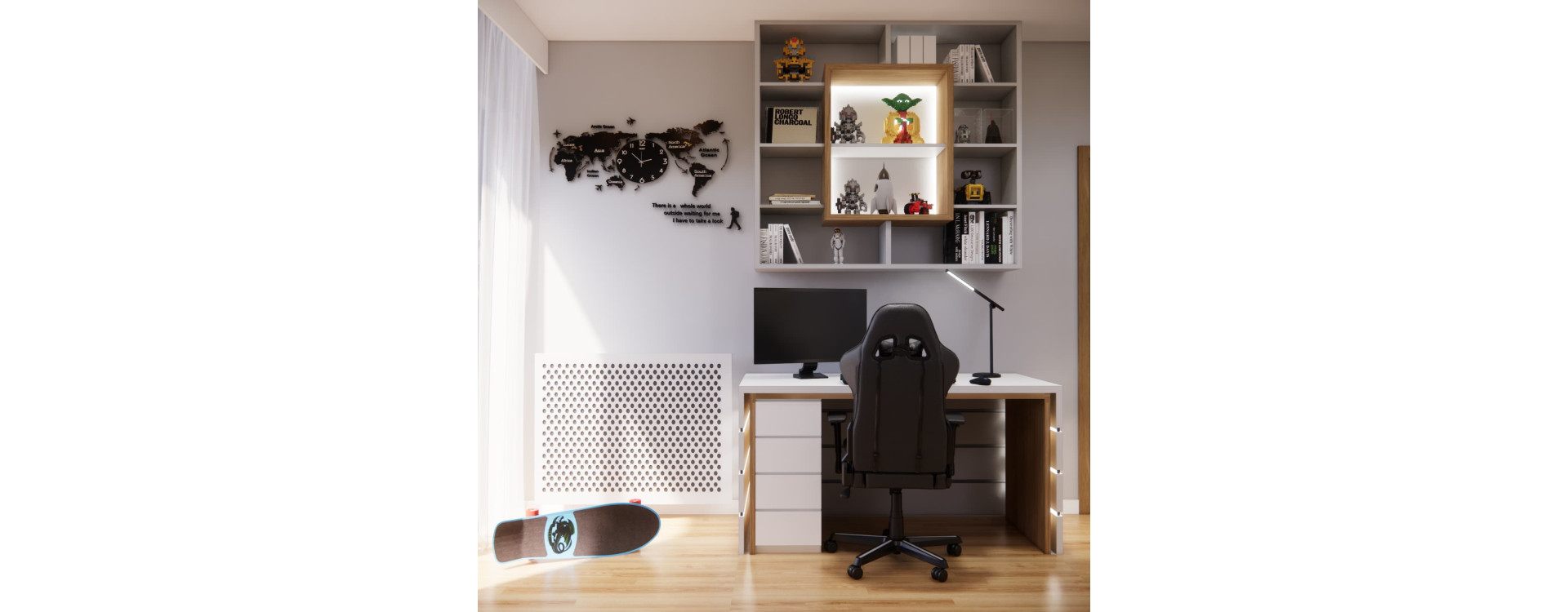 Room Design for a 13 m² Boy’s Bedroom — How to Create a Functional Space for a 12-Year-Old?