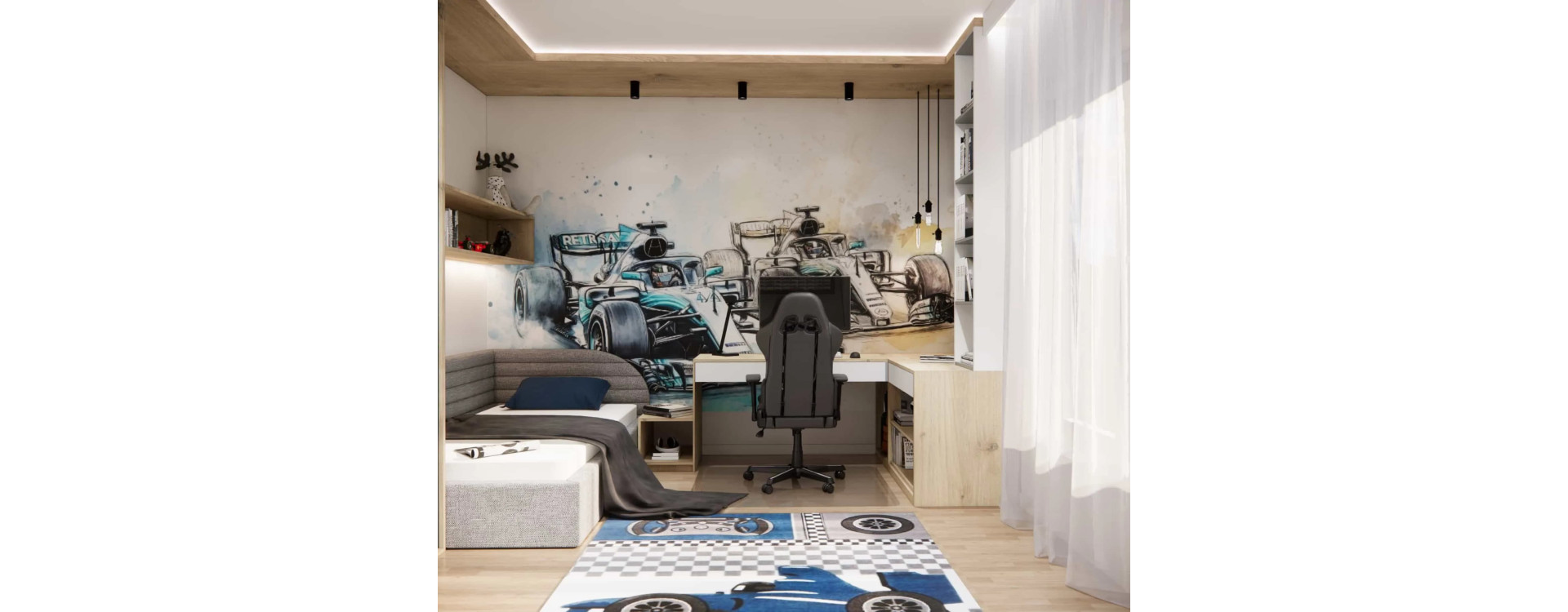 Room design for a 9-year-old boy