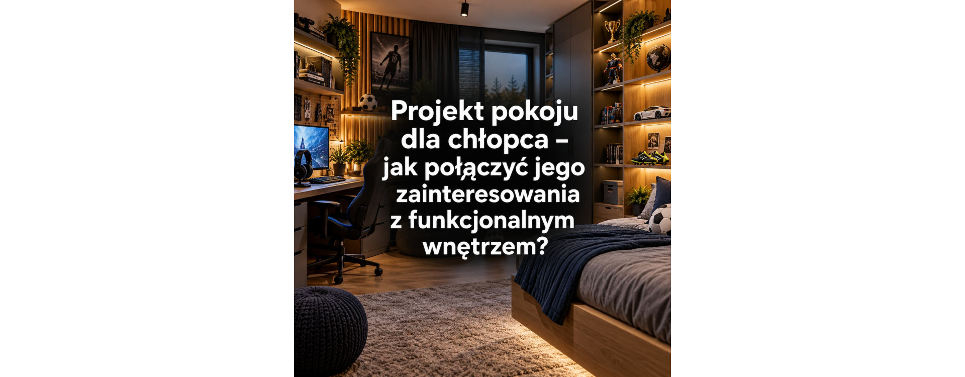 Projekt pokoju dla chłopca – jak połączyć jego zainteresowania z funkcjonalnym wnętrzem?